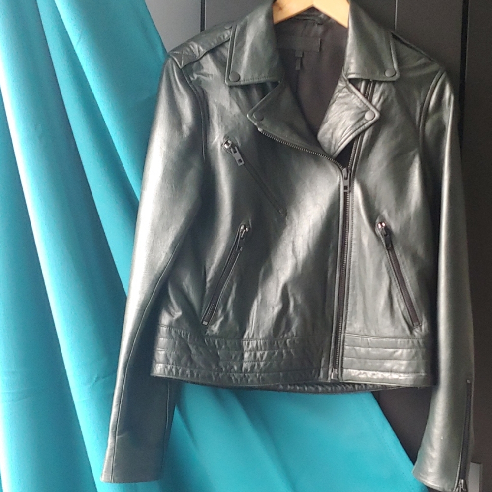 sold Rag & Bone Mack Lambskin Leather Jacket